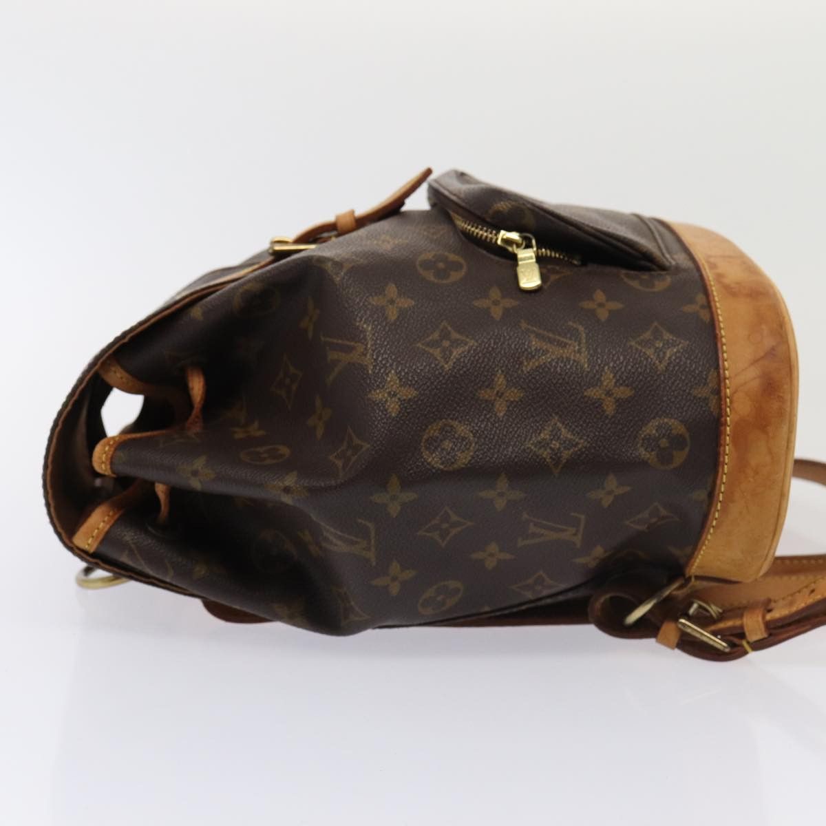 Louis Vuitton Montsouris Brown Canvas Backpack Bag (Pre-Owned) Size ONE SIZE - 10 Thumbnail