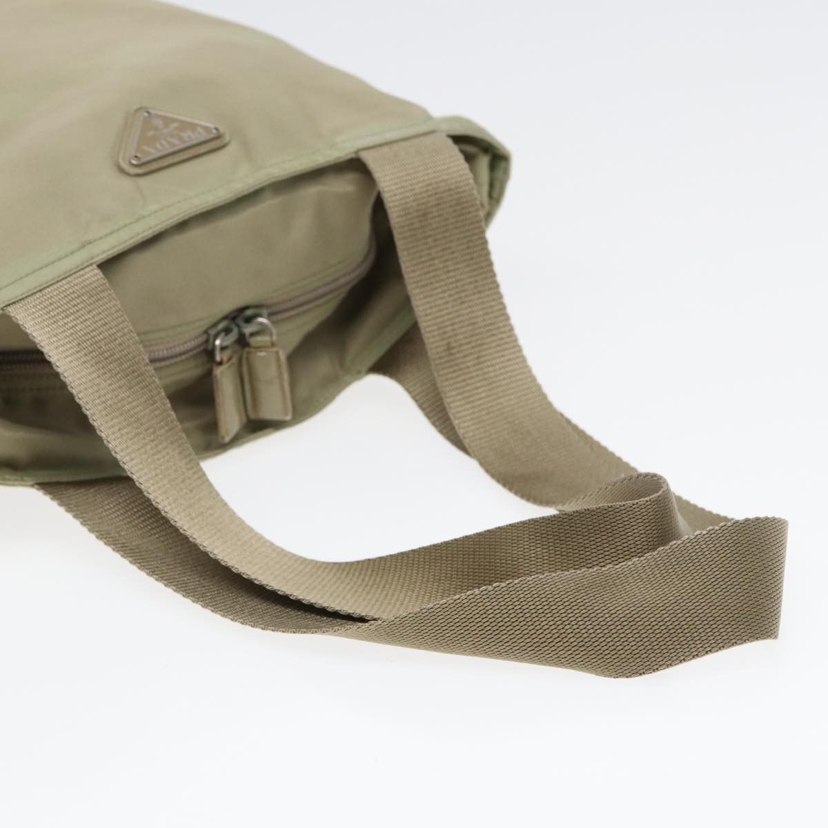 Prada Tessuto Beige Synthetic Tote Bag (Pre-Owned) Size ONE SIZE - 5 Thumbnail