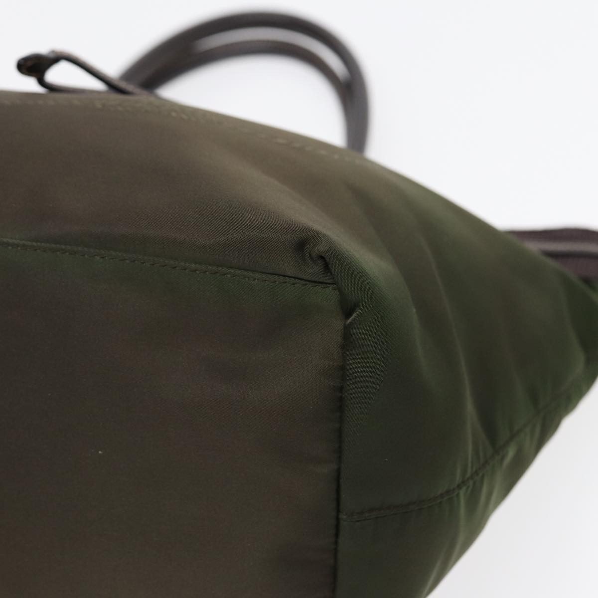 Prada Tessuto Khaki Synthetic Handbag (Pre-Owned) Size ONE SIZE - 5 Thumbnail