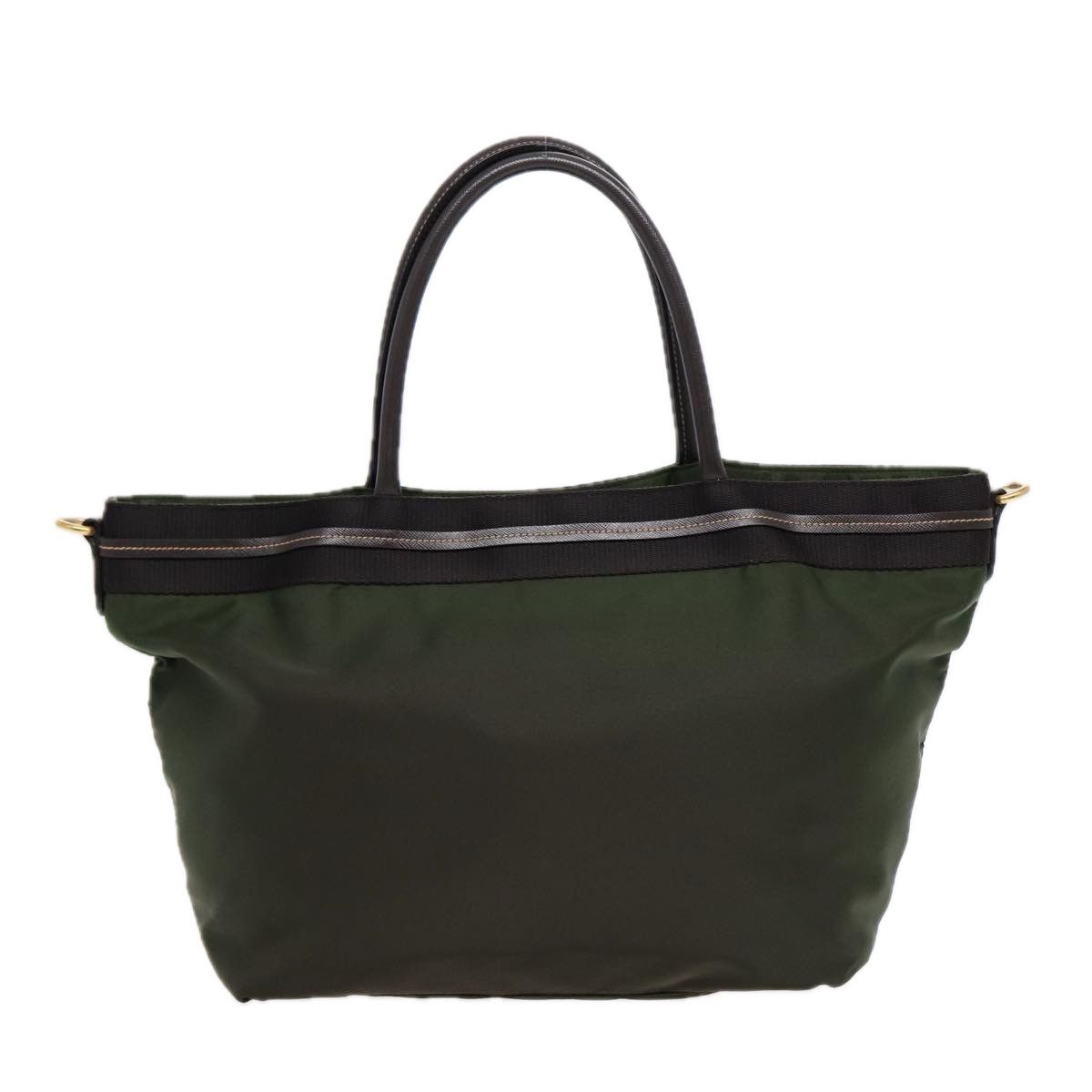 Prada Tessuto Khaki Synthetic Handbag (Pre-Owned) Size ONE SIZE - 2 Thumbnail