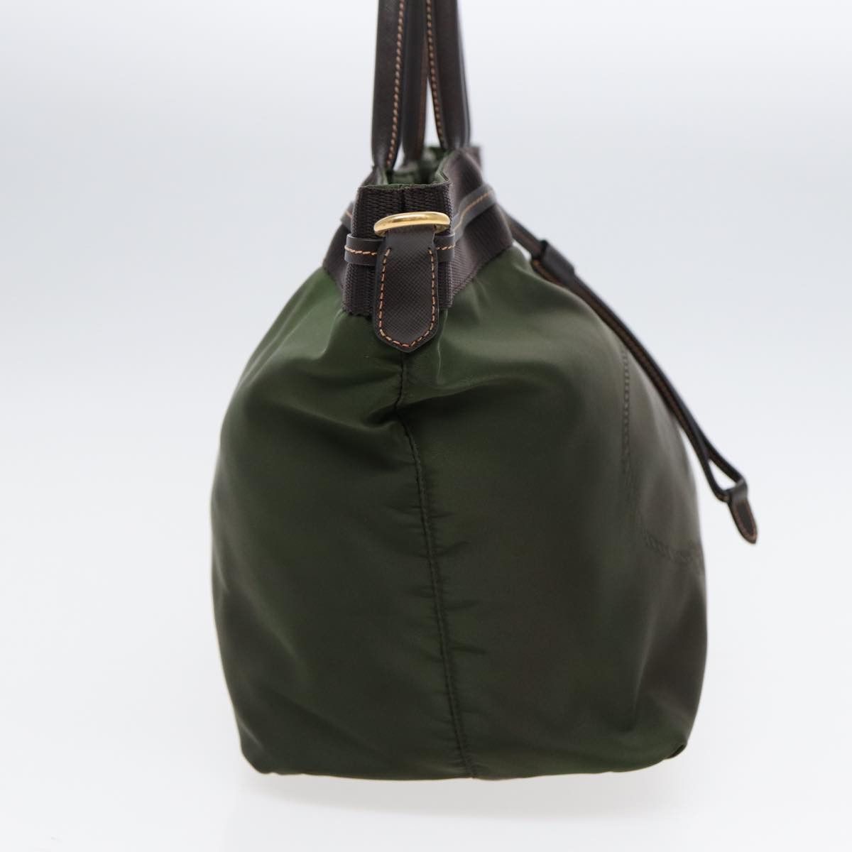 Prada Tessuto Khaki Synthetic Handbag (Pre-Owned) Size ONE SIZE - 3 Thumbnail