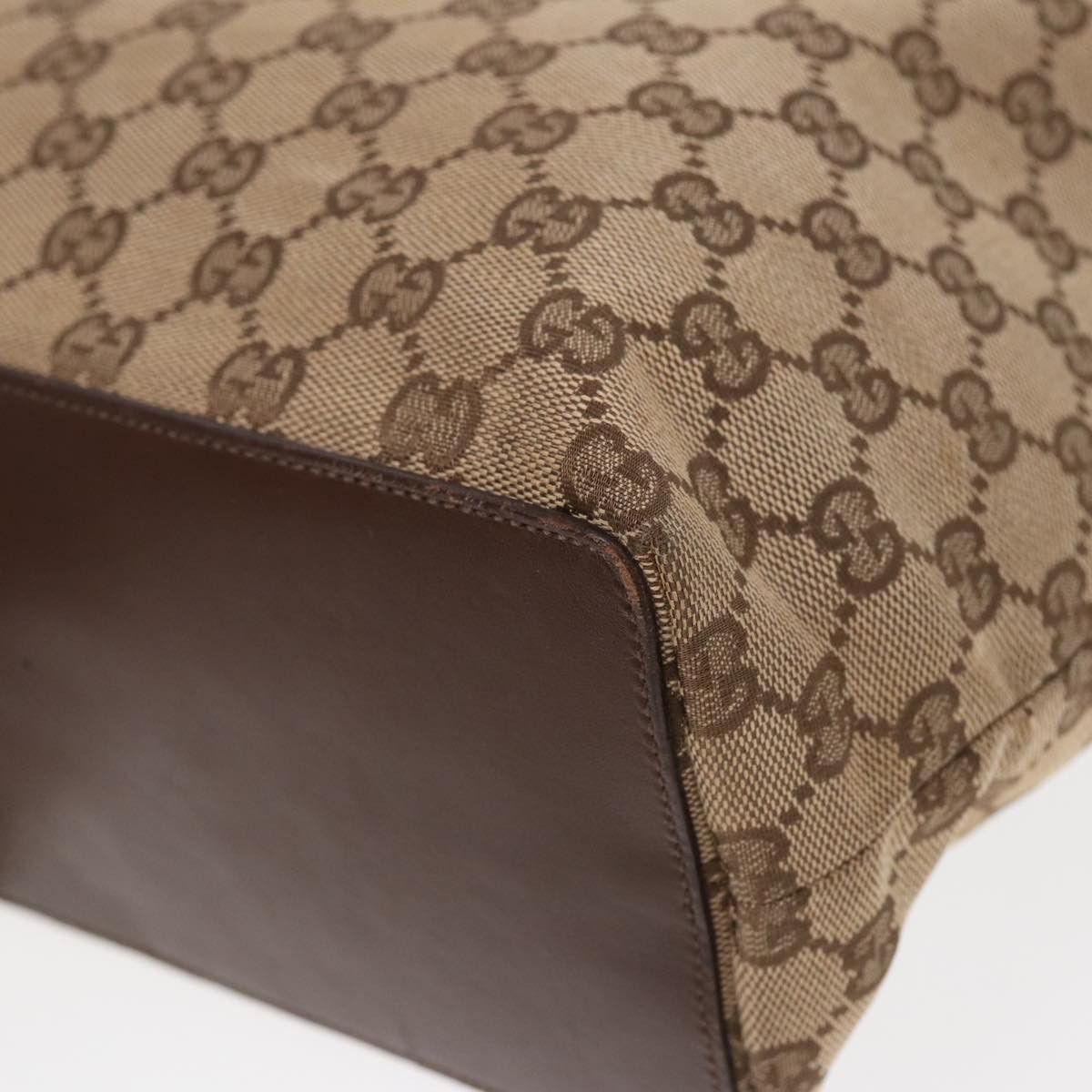 Gucci Gg Canvas Beige Canvas Tote Bag (Pre-Owned) Size ONE SIZE - 10 Thumbnail