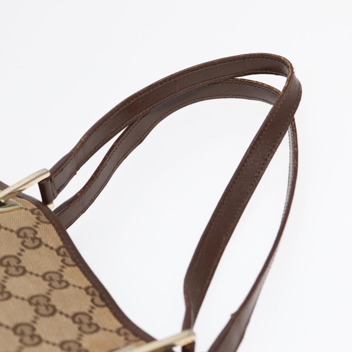 Gucci Gg Canvas Beige Canvas Tote Bag (Pre-Owned) Size ONE SIZE - 8 Thumbnail
