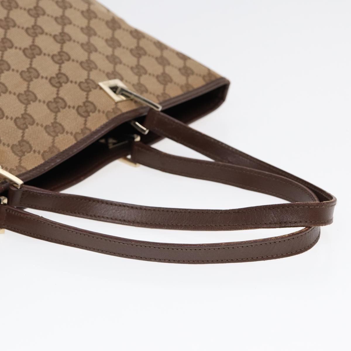 Gucci Gg Canvas Beige Canvas Tote Bag (Pre-Owned) Size ONE SIZE - 7 Thumbnail