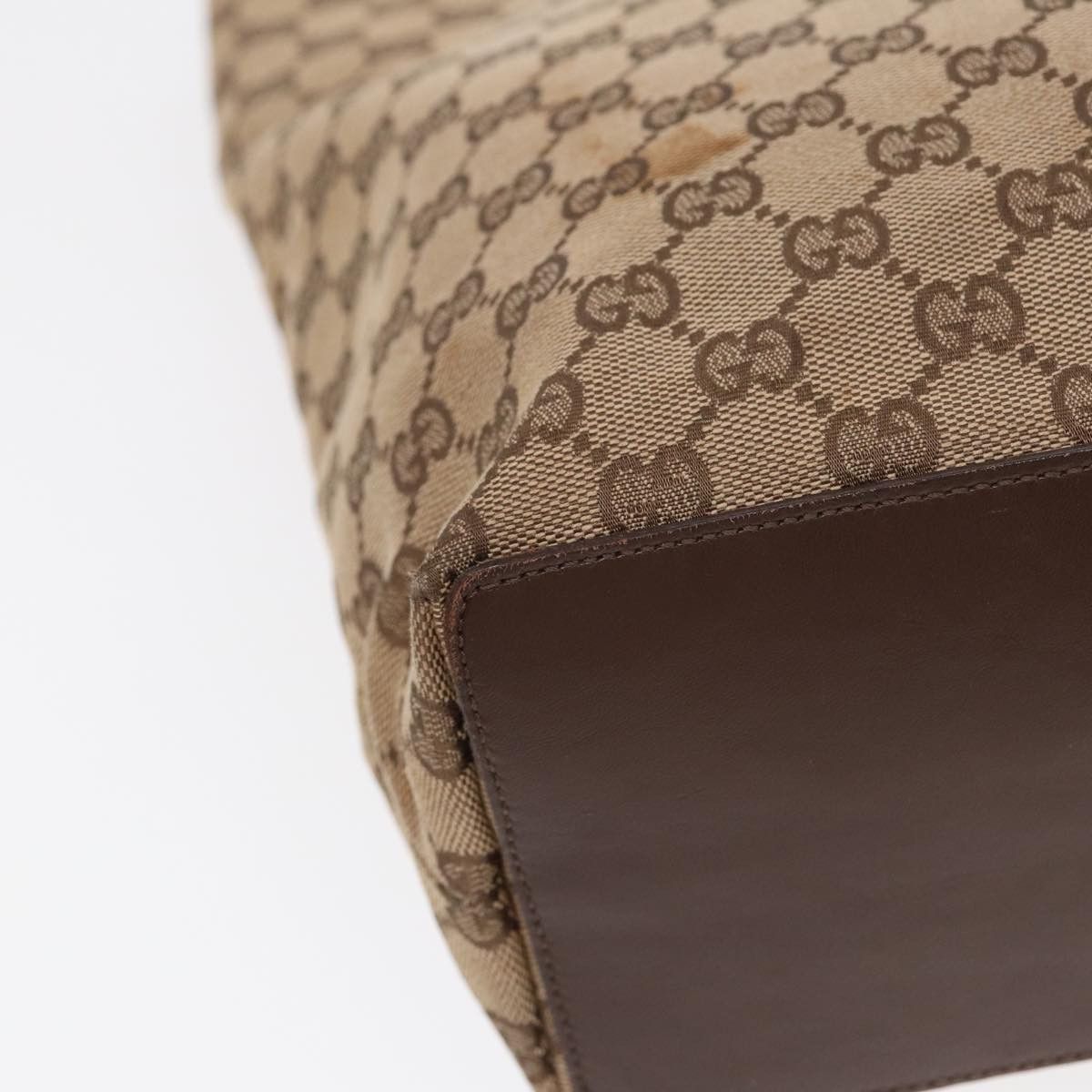 Gucci Gg Canvas Beige Canvas Tote Bag (Pre-Owned) Size ONE SIZE - 11 Thumbnail