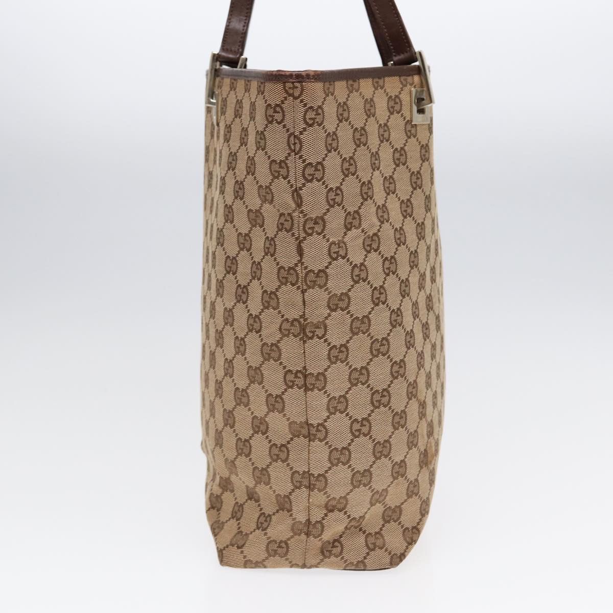 Gucci Gg Canvas Beige Canvas Tote Bag (Pre-Owned) Size ONE SIZE - 4 Thumbnail