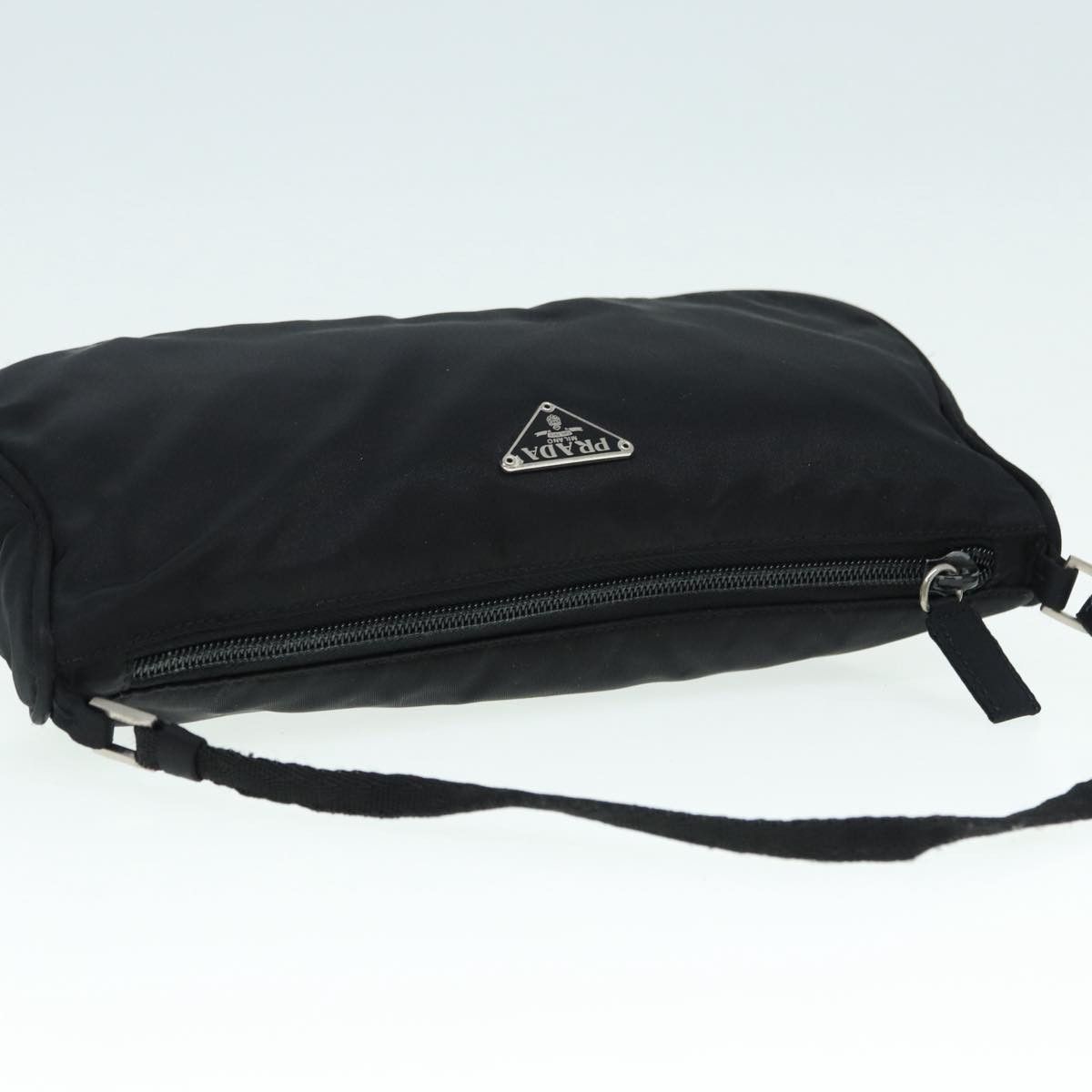Prada Tessuto Black Synthetic Clutch Bag (Pre-Owned) Size ONE SIZE - 5 Thumbnail