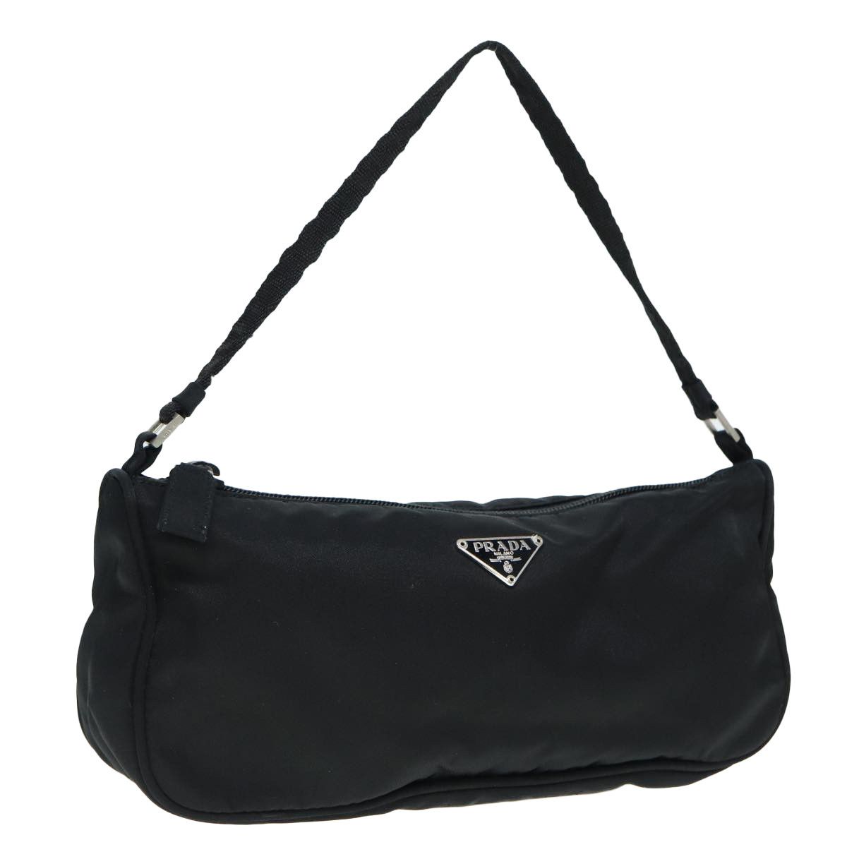 Prada Tessuto Black Synthetic Clutch Bag (Pre-Owned) Size ONE SIZE - 20 Thumbnail