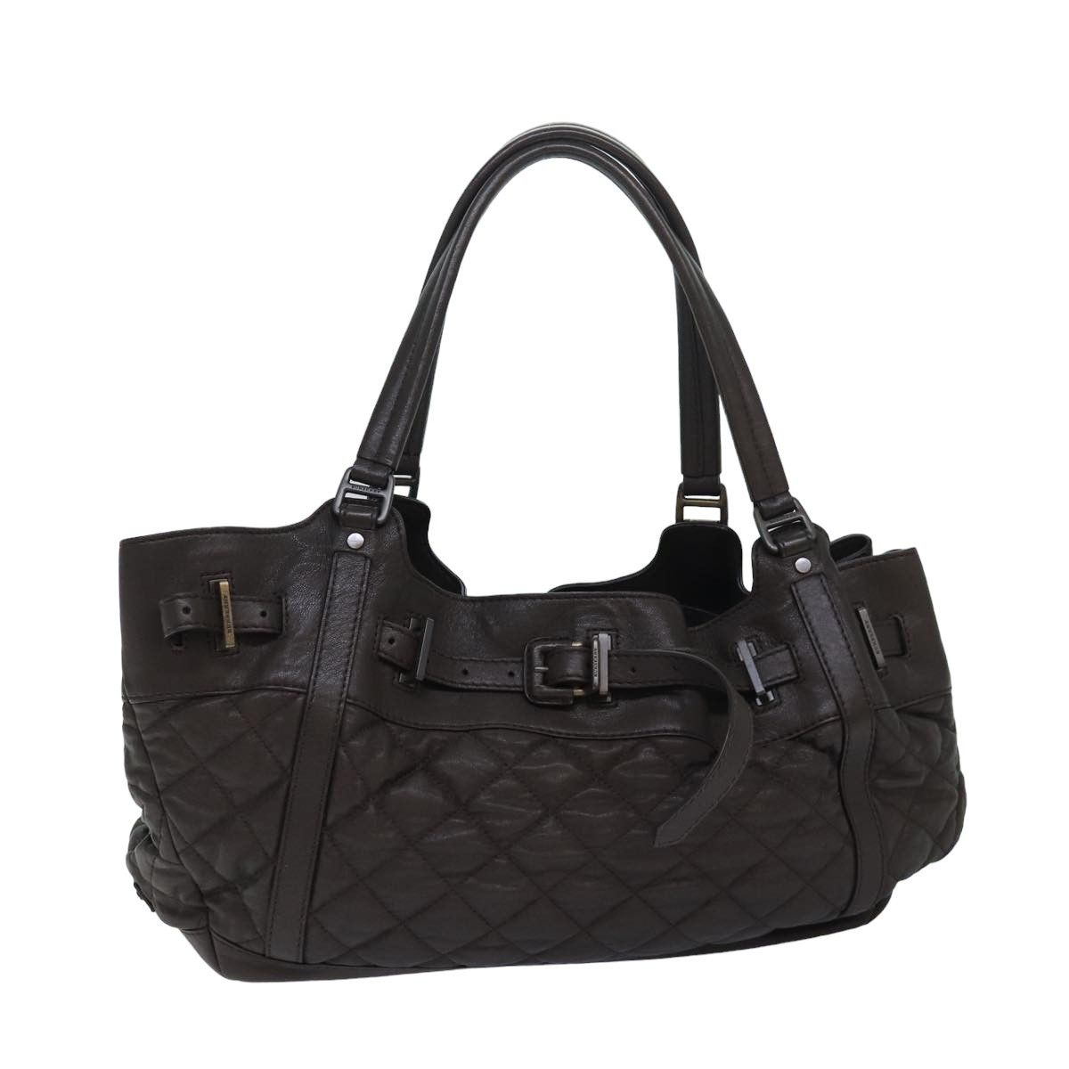 Burberry Brown Leather Tote Bag (Pre-Owned) Size ONE SIZE - 13 Thumbnail