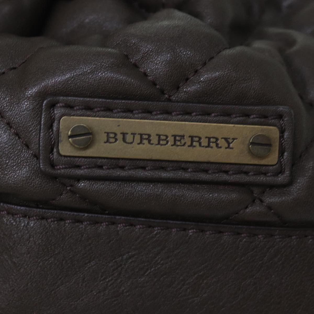 Burberry Brown Leather Tote Bag (Pre-Owned) Size ONE SIZE - 12 Thumbnail