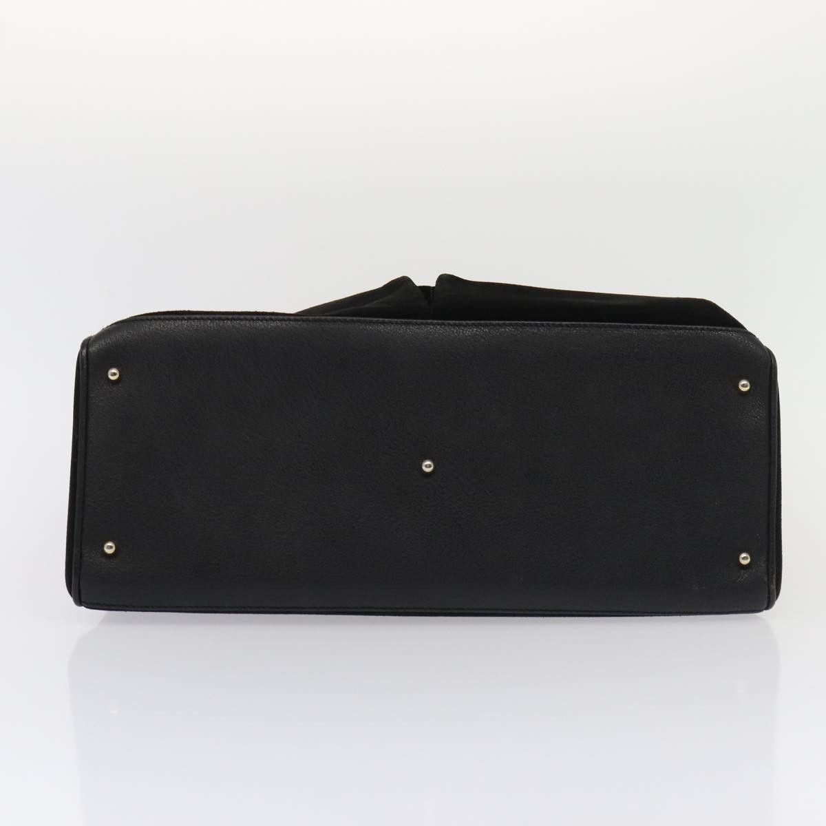 Gucci Bamboo Black Suede Handbag (Pre-Owned) Size ONE SIZE - 3 Thumbnail