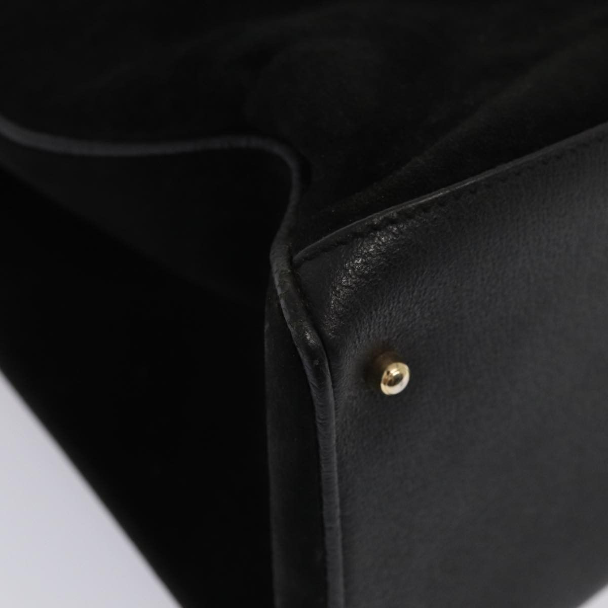 Gucci Bamboo Black Suede Handbag (Pre-Owned) Size ONE SIZE - 15 Thumbnail