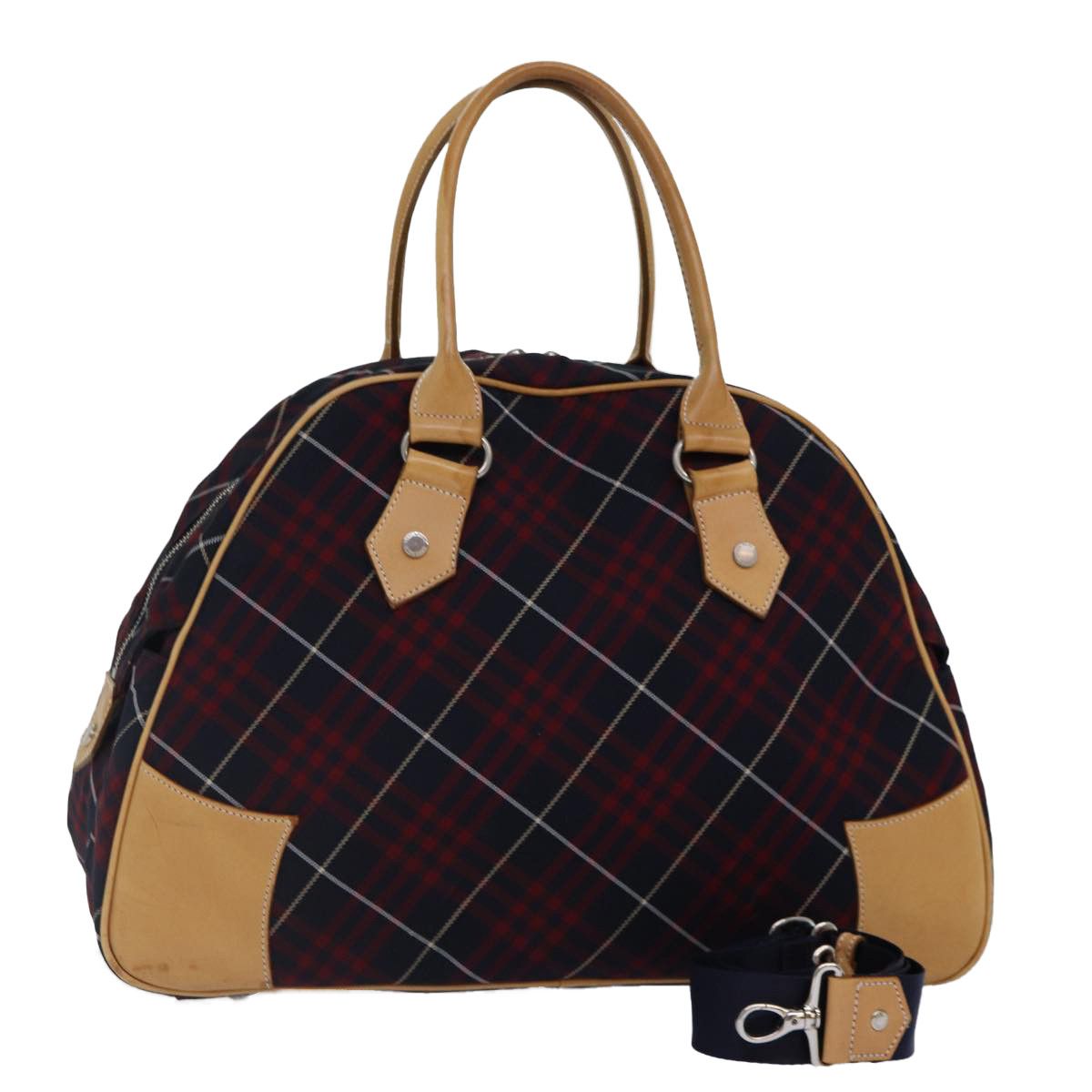 Burberry Nova Check Red Synthetic Travel Bag (Pre-Owned) Size ONE SIZE - 11 Thumbnail