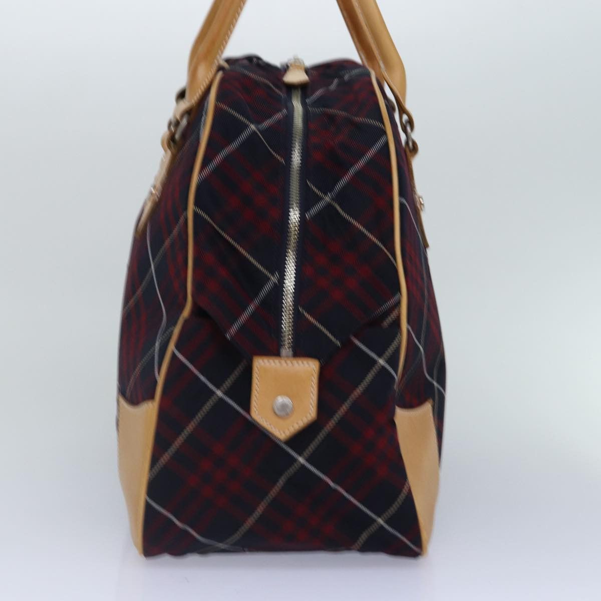 Burberry Nova Check Red Synthetic Travel Bag (Pre-Owned) Size ONE SIZE - 12 Thumbnail