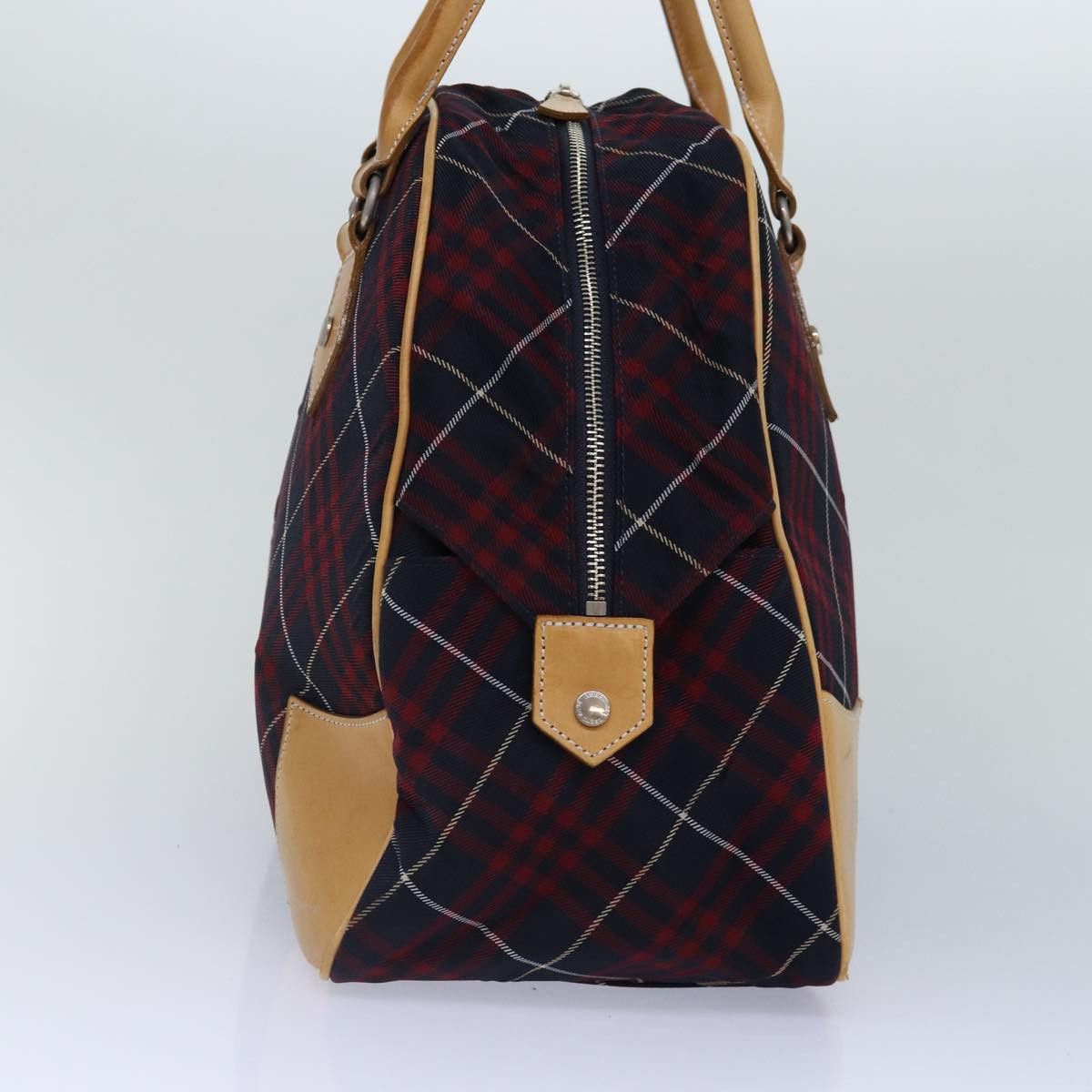 Burberry Nova Check Red Synthetic Travel Bag (Pre-Owned) Size ONE SIZE - 3 Thumbnail