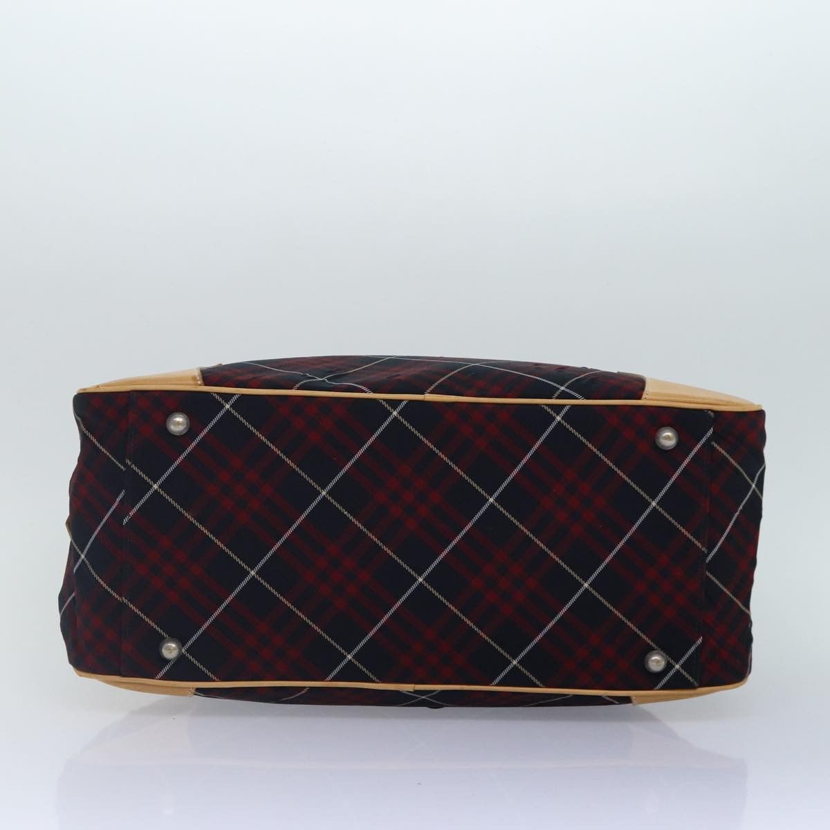 Burberry Nova Check Red Synthetic Travel Bag (Pre-Owned) Size ONE SIZE - 4 Thumbnail