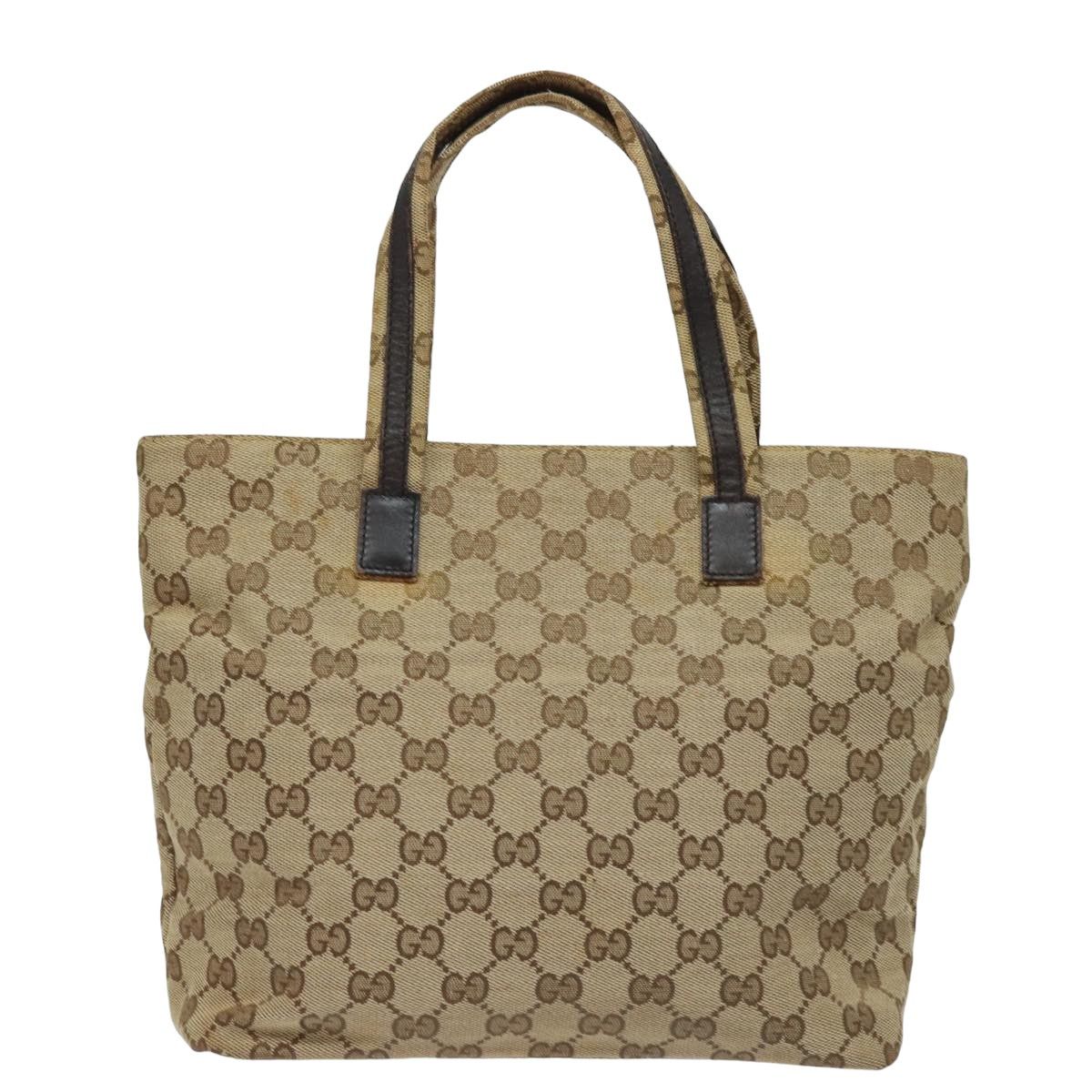 Gucci Gg Canvas Beige Canvas Handbag (Pre-Owned) Size ONE SIZE - 2 Thumbnail