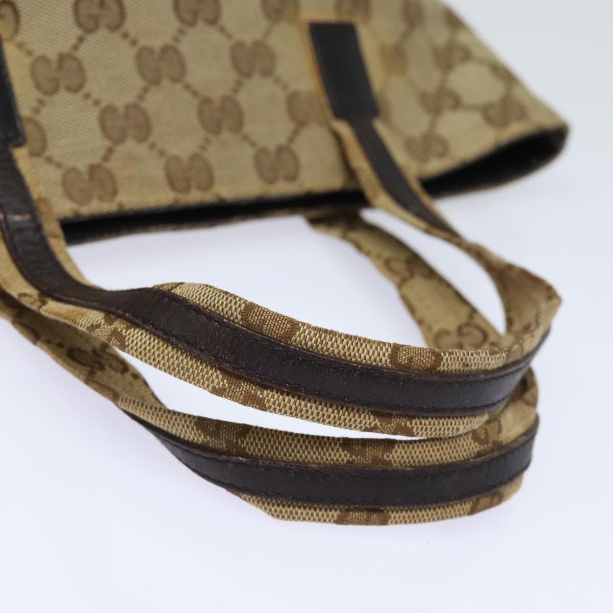 Gucci Gg Canvas Beige Canvas Handbag (Pre-Owned) Size ONE SIZE - 14 Thumbnail