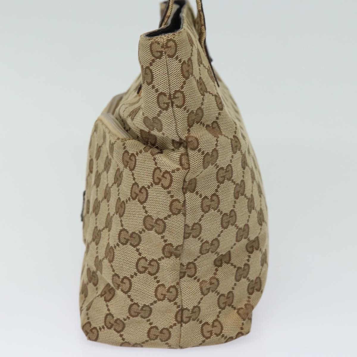 Gucci Gg Canvas Beige Canvas Handbag (Pre-Owned) Size ONE SIZE - 11 Thumbnail