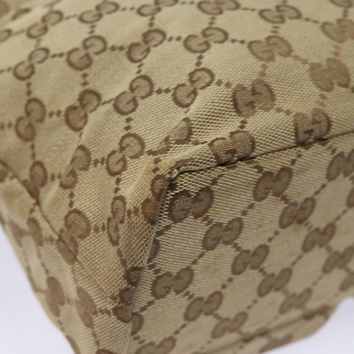 Gucci Gg Canvas Beige Canvas Handbag (Pre-Owned) Size ONE SIZE - 18 Thumbnail