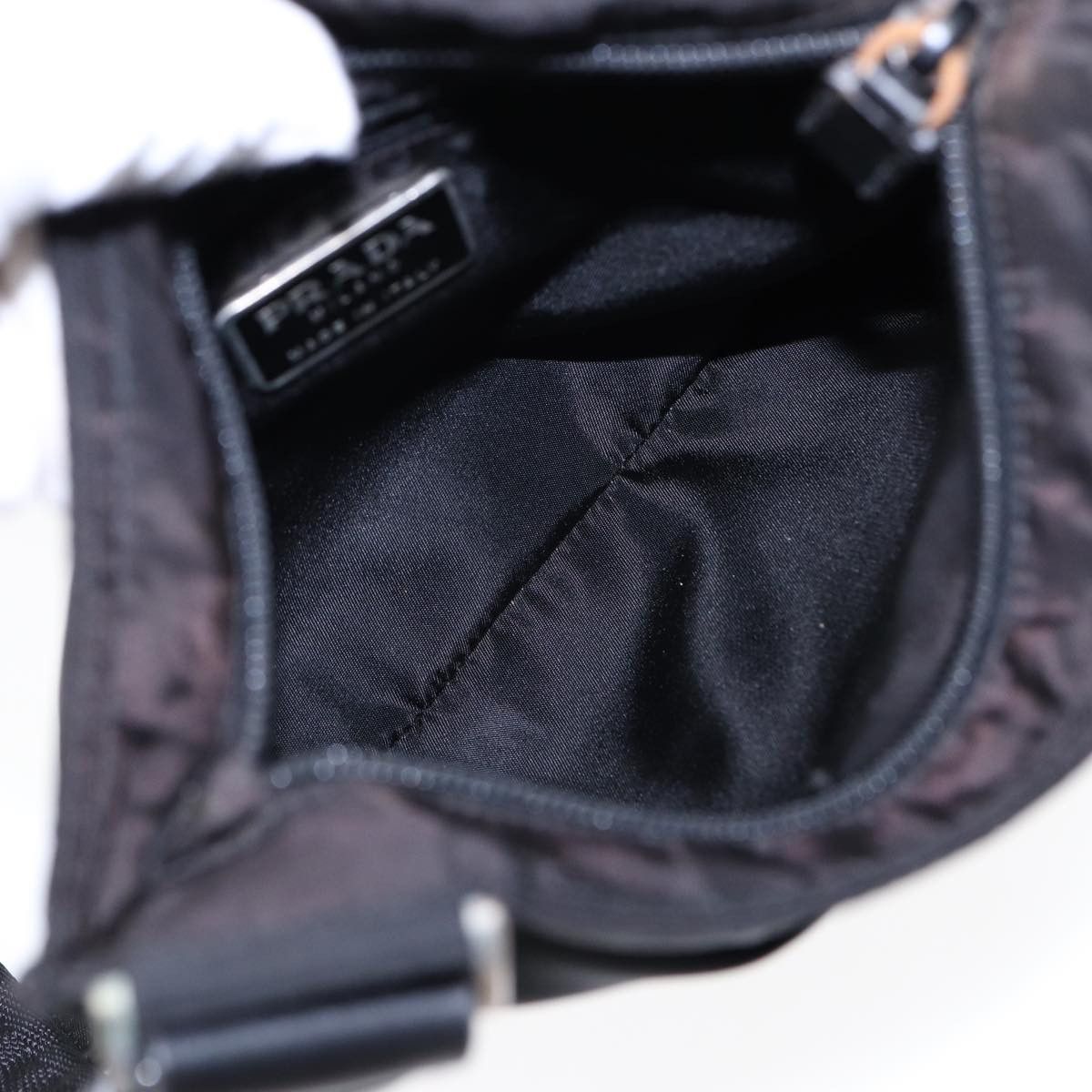 Prada Tessuto Black Synthetic Shoulder Bag (Pre-Owned) Size ONE SIZE - 20 Thumbnail