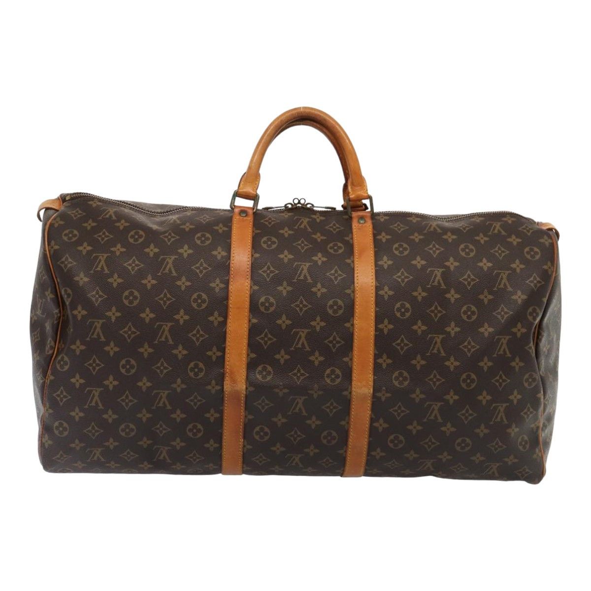 Louis Vuitton Keepall 60 Brown Canvas Travel Bag (Pre-Owned) Size ONE SIZE - 2 Thumbnail