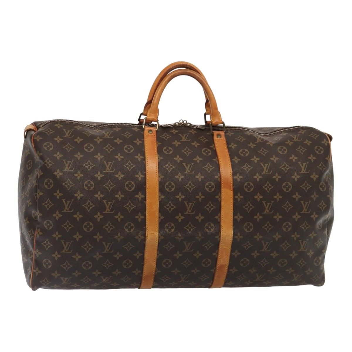 Louis Vuitton Keepall 60 Brown Canvas Travel Bag (Pre-Owned) Size ONE SIZE - 18 Thumbnail