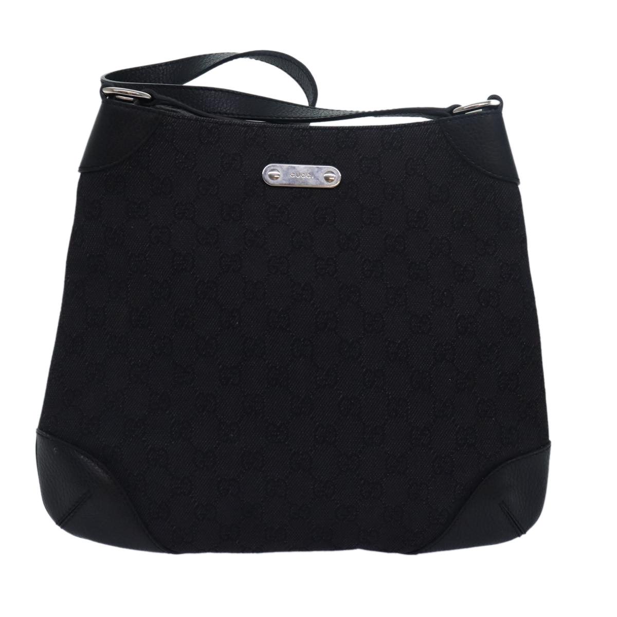 Gucci Gg Canvas Black Canvas Shoulder Bag (Pre-Owned) Size ONE SIZE - 9 Thumbnail