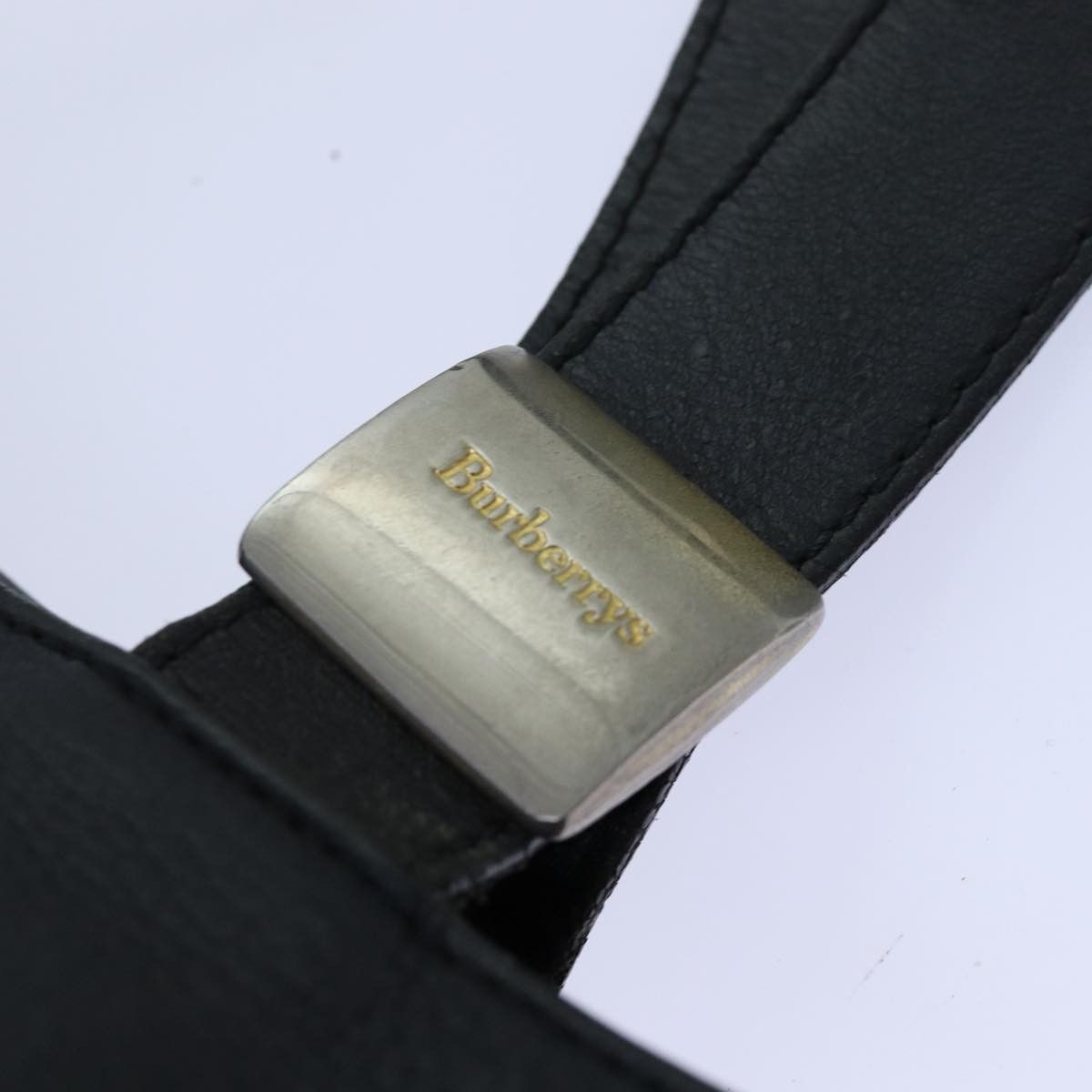 Burberry Black Leather Shoulder Bag (Pre-Owned) Size ONE SIZE - 6 Thumbnail