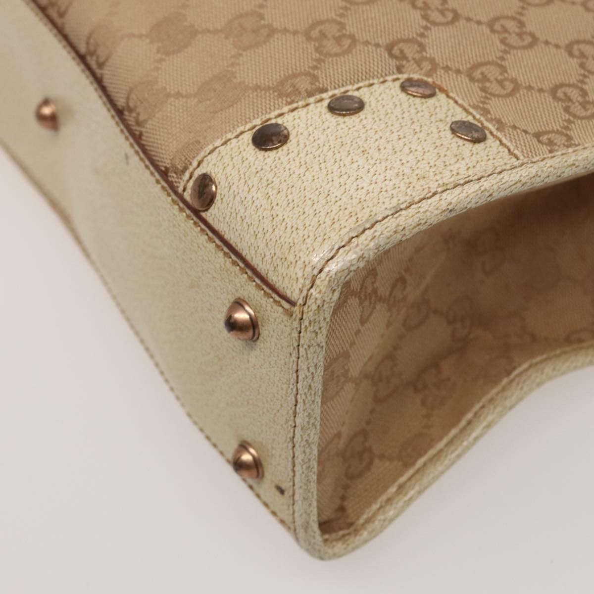 Gucci Gg Canvas Beige Canvas Handbag (Pre-Owned) Size ONE SIZE - 18 Thumbnail