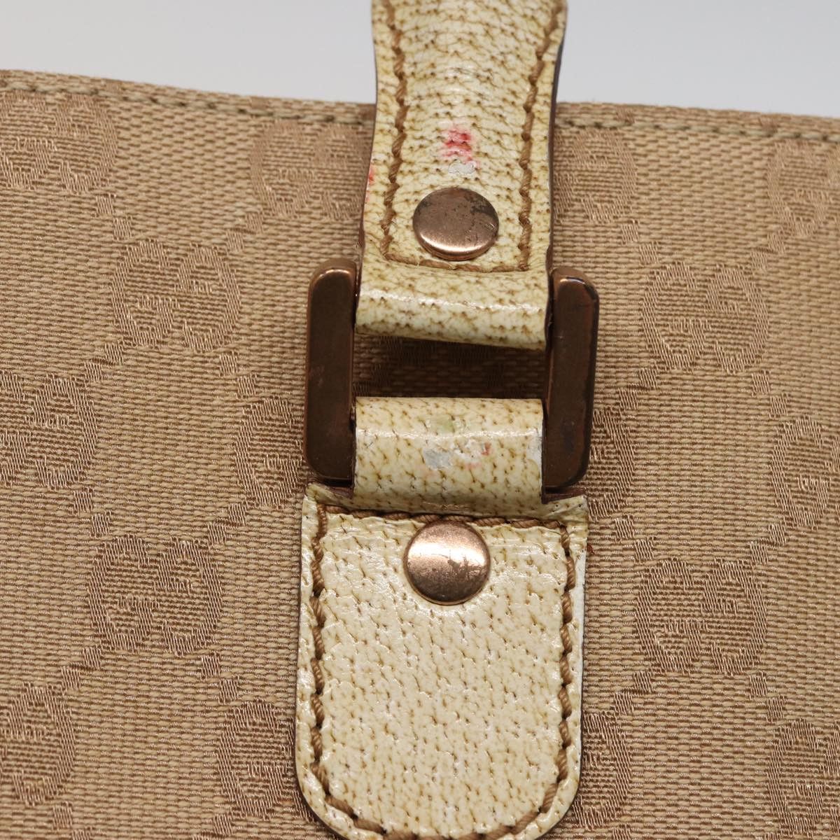 Gucci Gg Canvas Beige Canvas Handbag (Pre-Owned) Size ONE SIZE - 17 Thumbnail