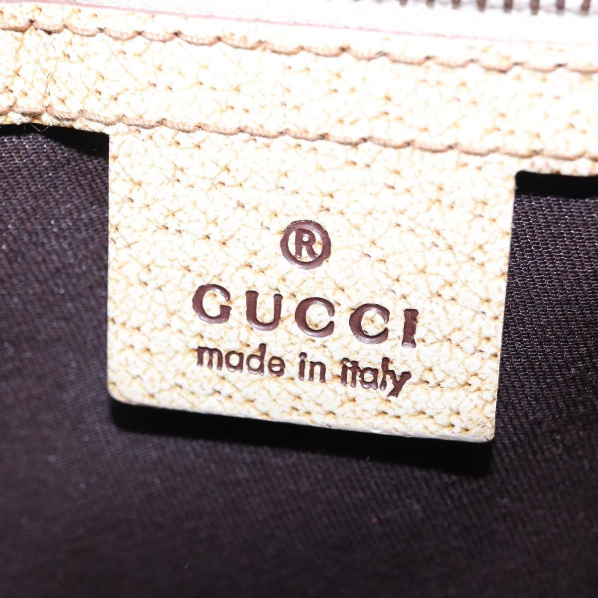 Gucci Gg Canvas Beige Canvas Handbag (Pre-Owned) Size ONE SIZE - 7 Thumbnail