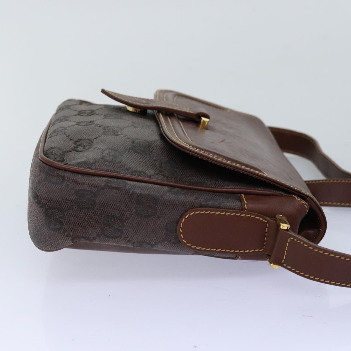 Gucci Gg Canvas Brown Canvas Shoulder Bag (Pre-Owned) Size ONE SIZE - 9 Thumbnail