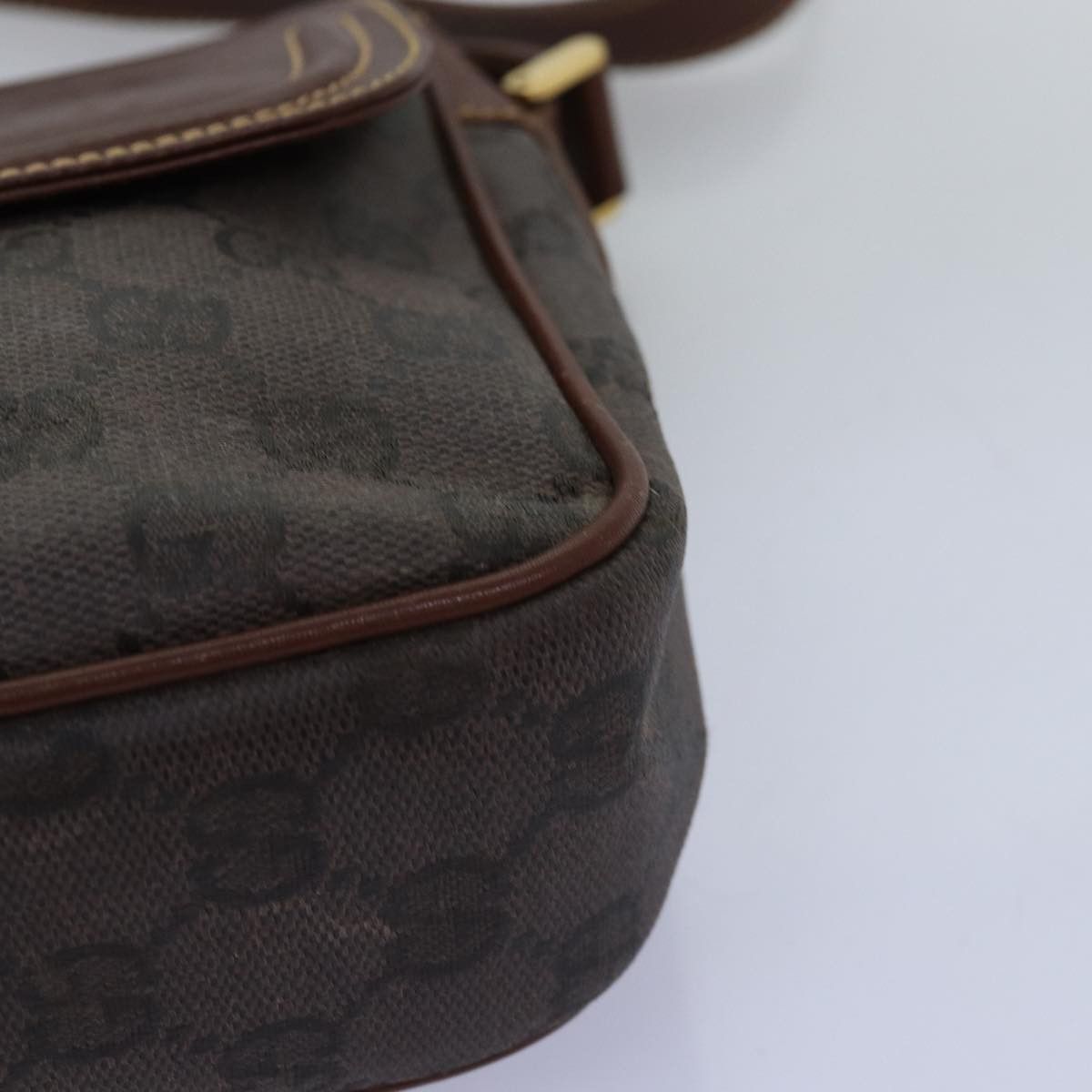 Gucci Gg Canvas Brown Canvas Shoulder Bag (Pre-Owned) Size ONE SIZE - 13 Thumbnail