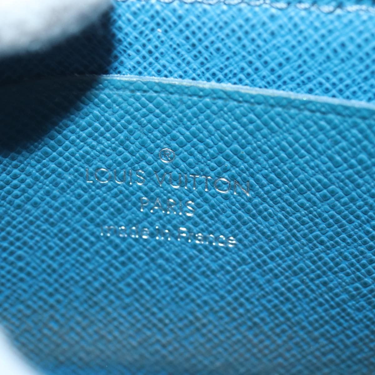 Louis Vuitton Porte-Monnaie Blue Leather Wallet (Pre-Owned) Size ONE SIZE - 7 Thumbnail