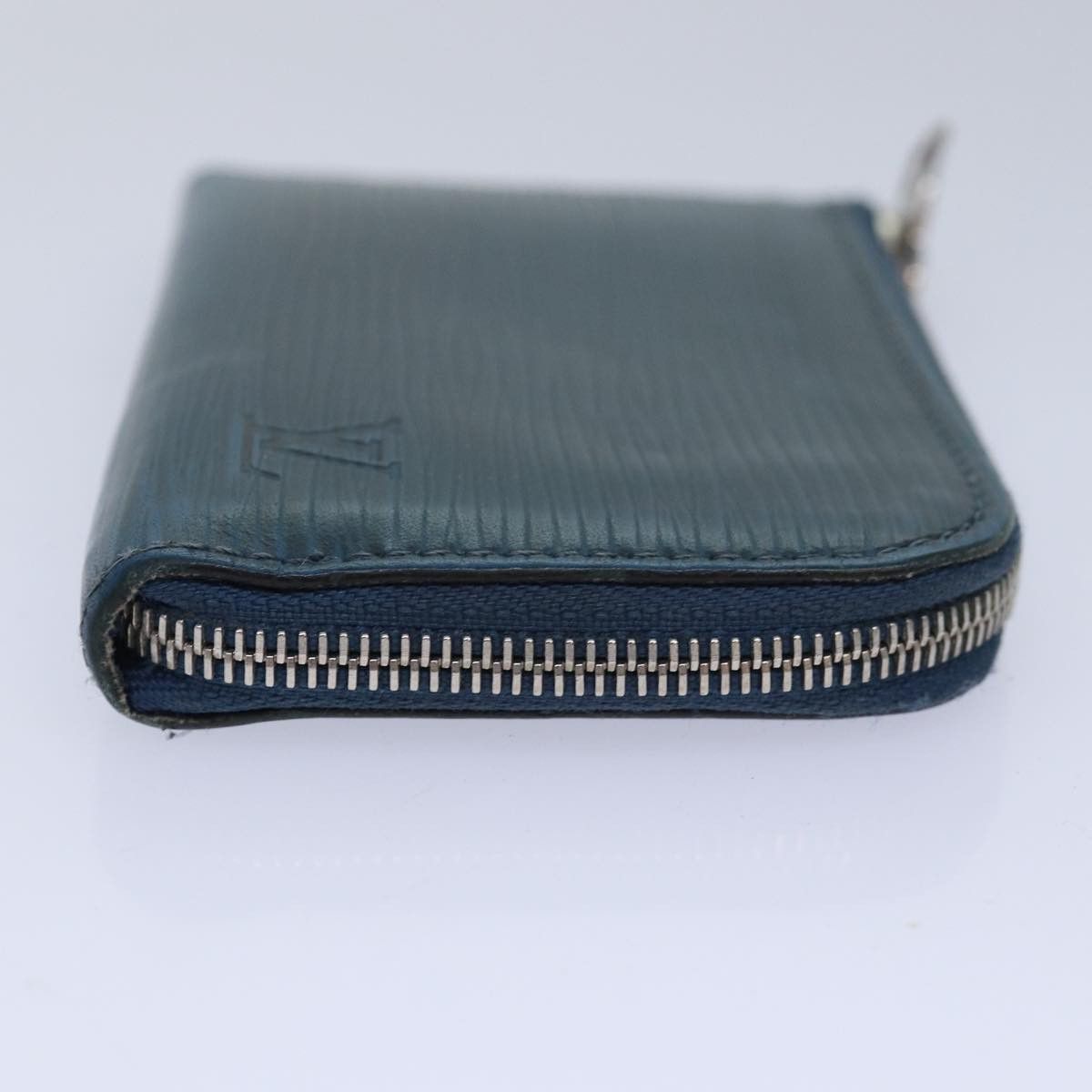 Louis Vuitton Porte-Monnaie Blue Leather Wallet (Pre-Owned) Size ONE SIZE - 8 Thumbnail