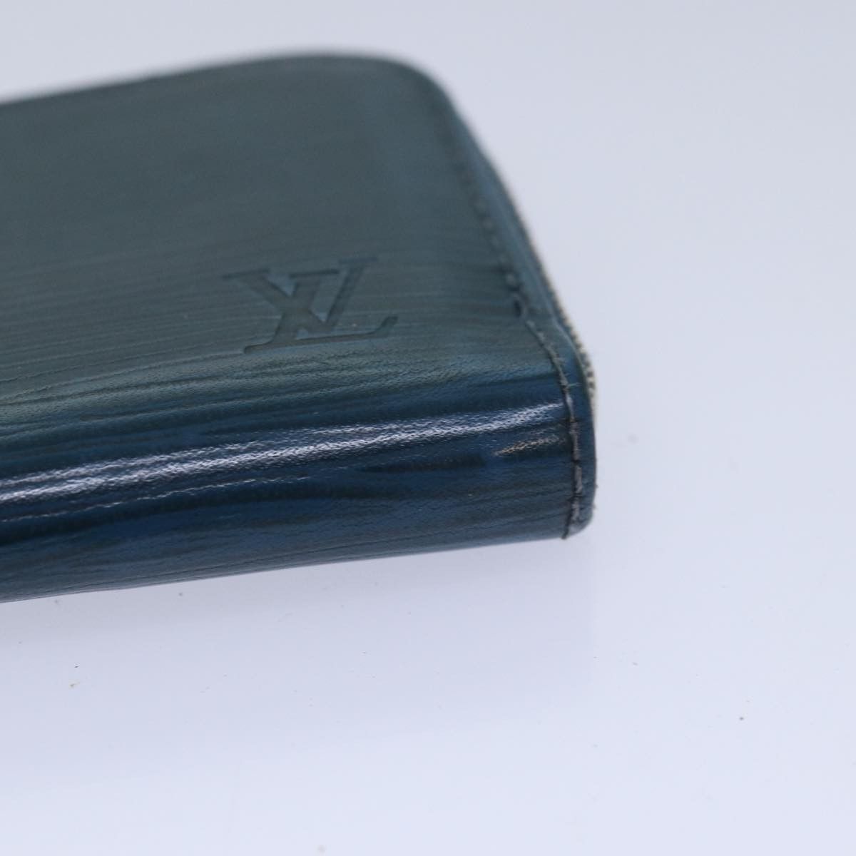 Louis Vuitton Porte-Monnaie Blue Leather Wallet (Pre-Owned) Size ONE SIZE - 11 Thumbnail
