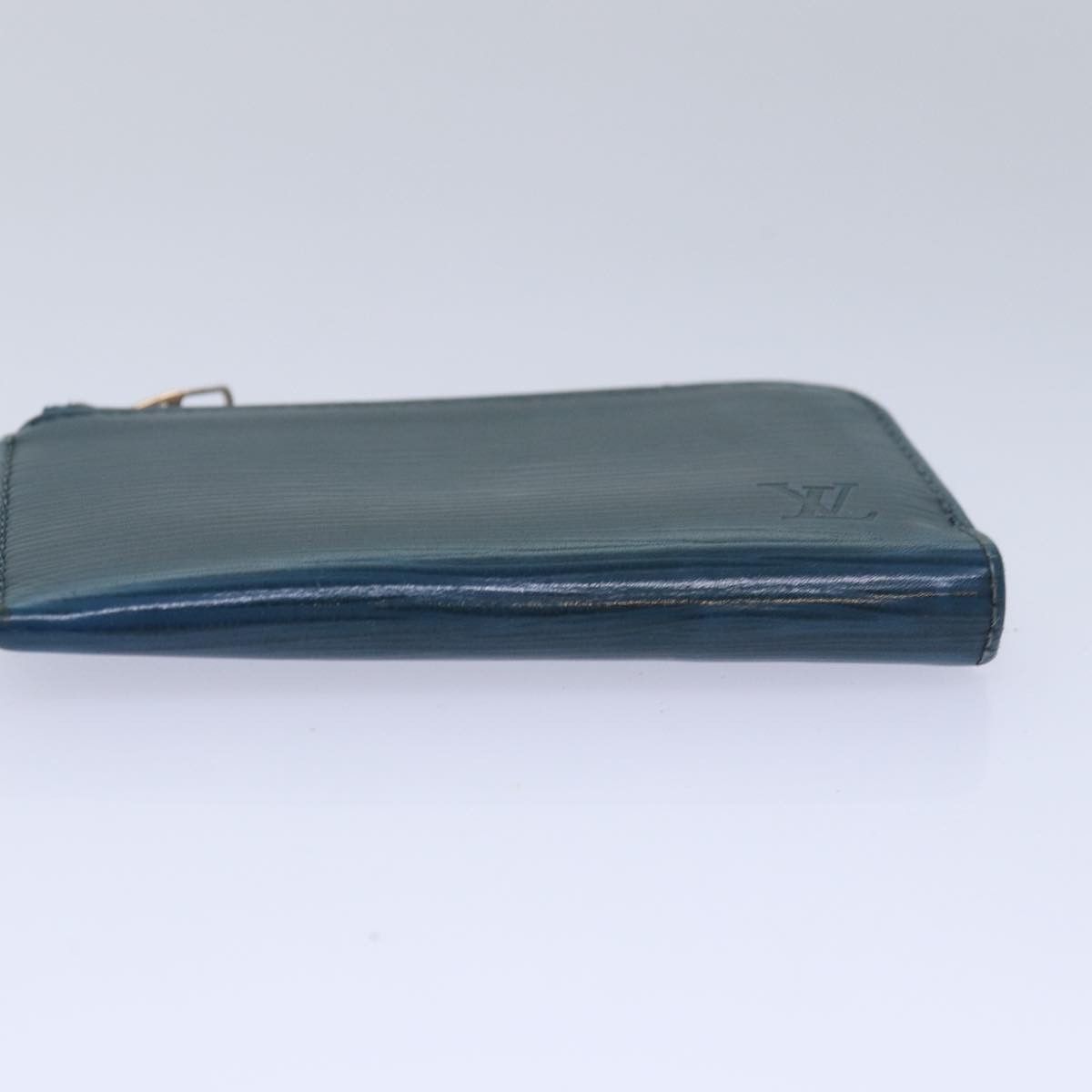 Louis Vuitton Porte-Monnaie Blue Leather Wallet (Pre-Owned) Size ONE SIZE - 3 Thumbnail