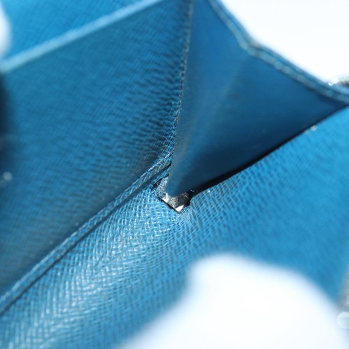 Louis Vuitton Porte-Monnaie Blue Leather Wallet (Pre-Owned) Size ONE SIZE - 17 Thumbnail