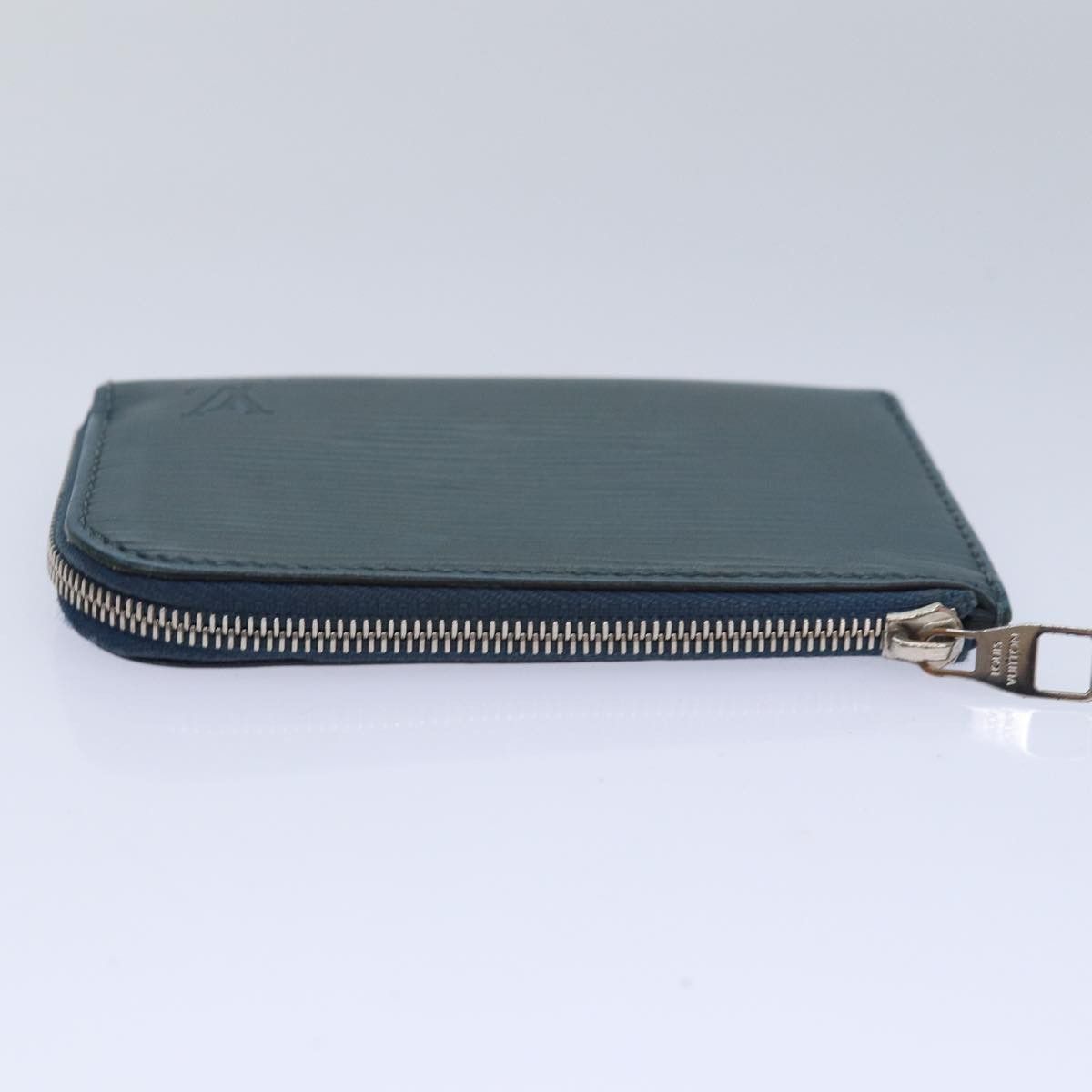 Louis Vuitton Porte-Monnaie Blue Leather Wallet (Pre-Owned) Size ONE SIZE - 4 Thumbnail