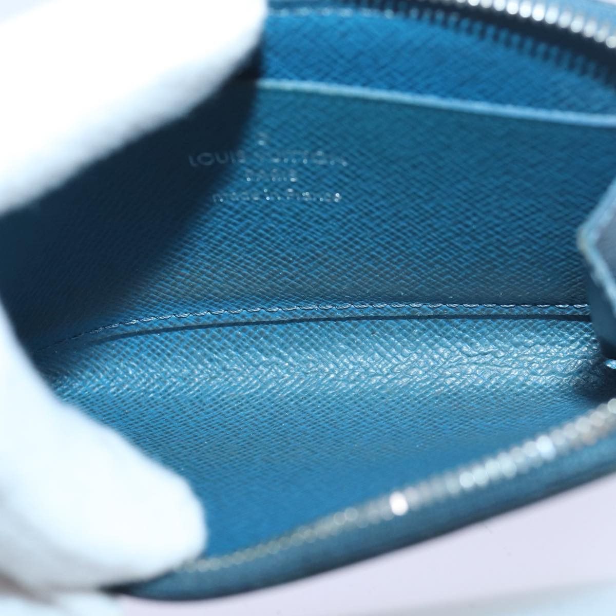 Louis Vuitton Porte-Monnaie Blue Leather Wallet (Pre-Owned) Size ONE SIZE - 5 Thumbnail