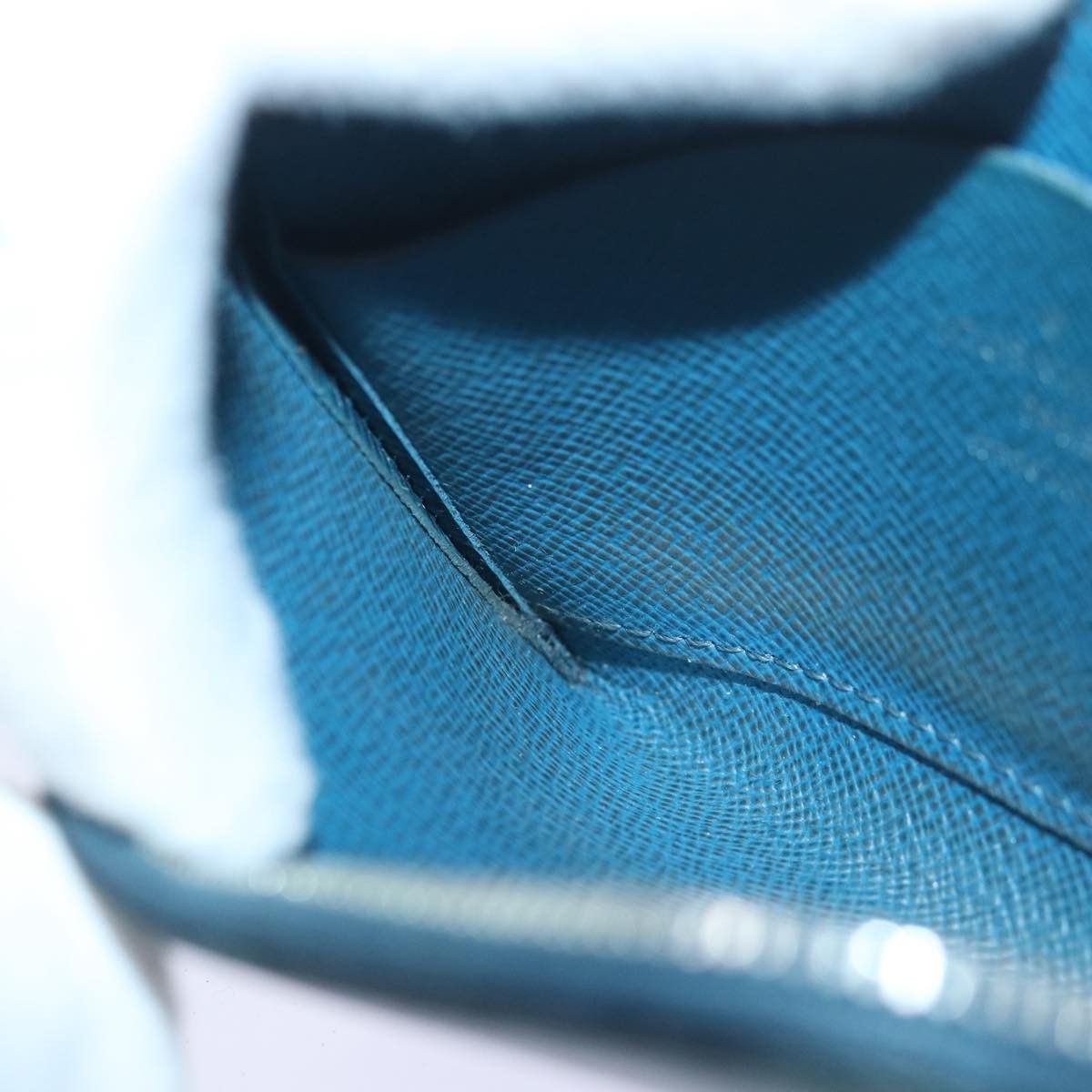 Louis Vuitton Porte-Monnaie Blue Leather Wallet (Pre-Owned) Size ONE SIZE - 16 Thumbnail