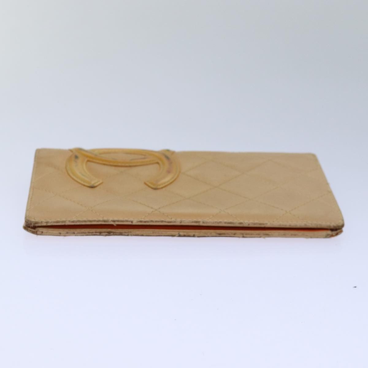 Chanel Cambon Beige Leather Wallet (Pre-Owned) Size ONE SIZE - 4 Thumbnail