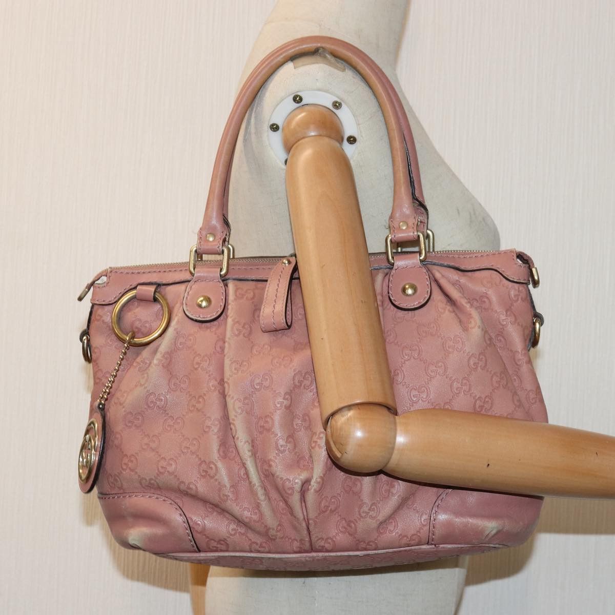 Gucci Sukey Brown Leather Handbag (Pre-Owned) Size ONE SIZE - 7 Thumbnail