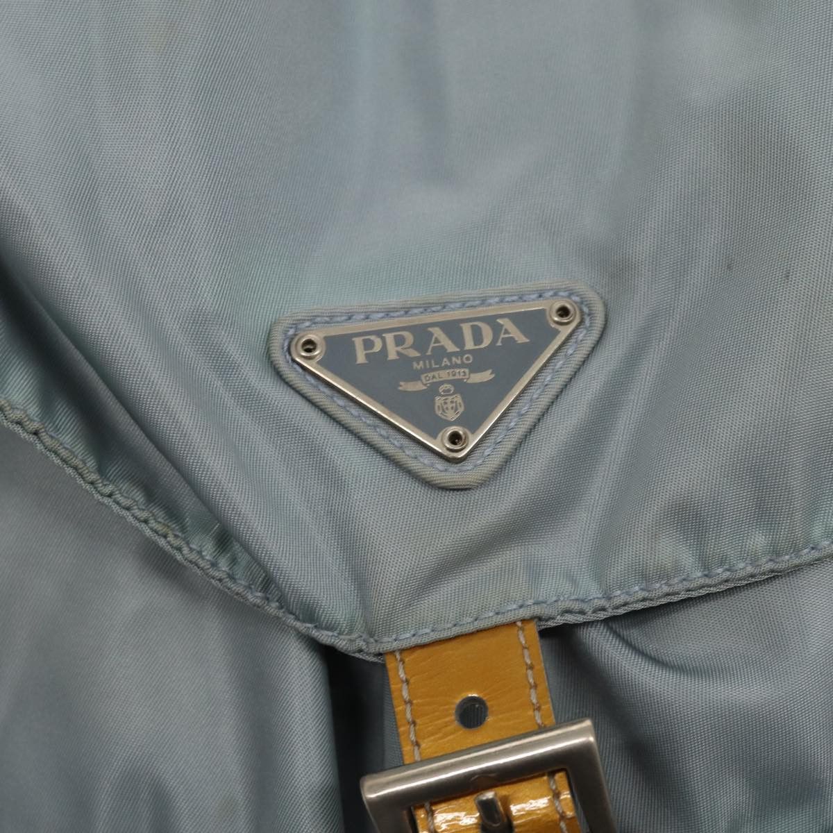 Prada Tessuto Blue Synthetic Backpack Bag (Pre-Owned) Size ONE SIZE - 20 Thumbnail
