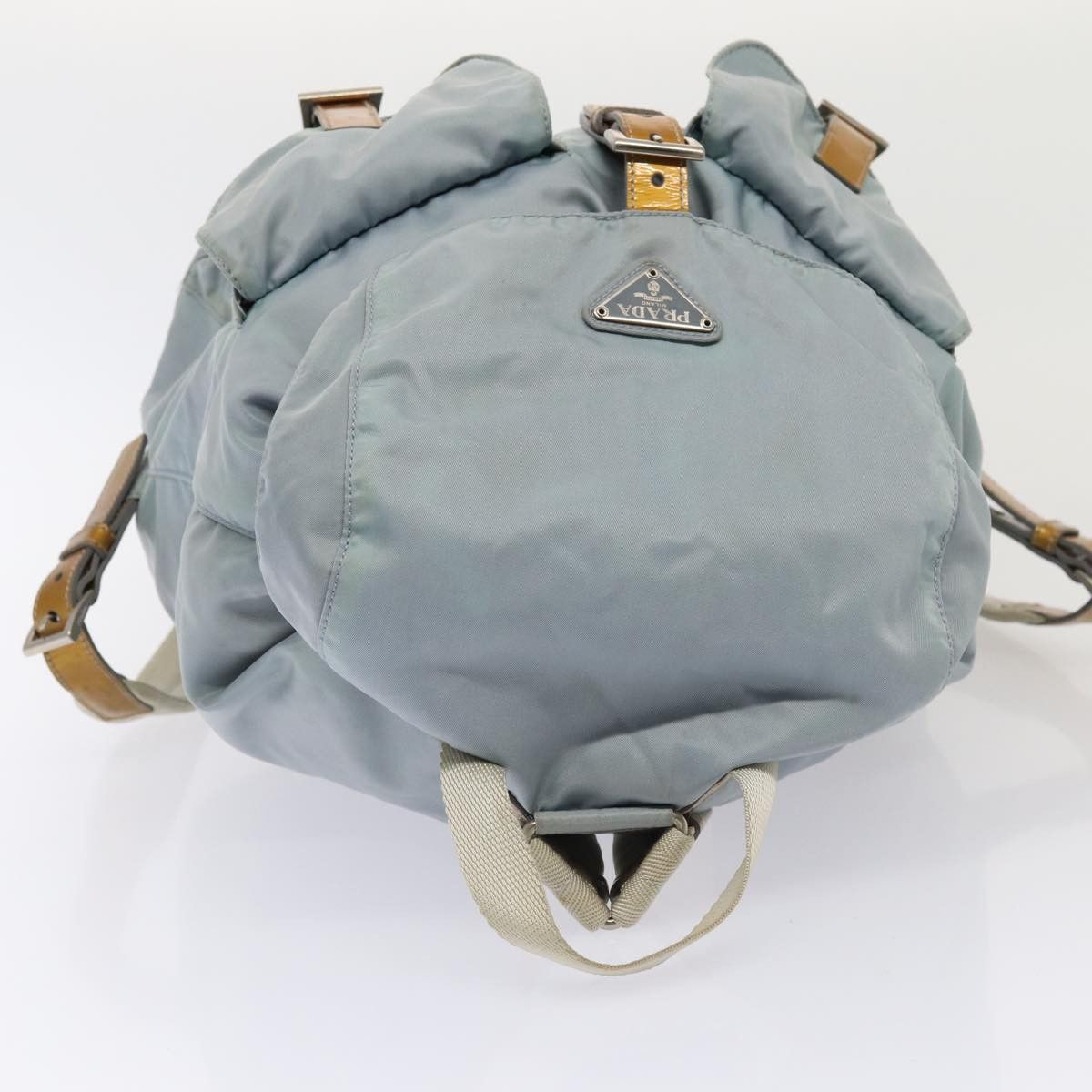 Prada Tessuto Blue Synthetic Backpack Bag (Pre-Owned) Size ONE SIZE - 4 Thumbnail