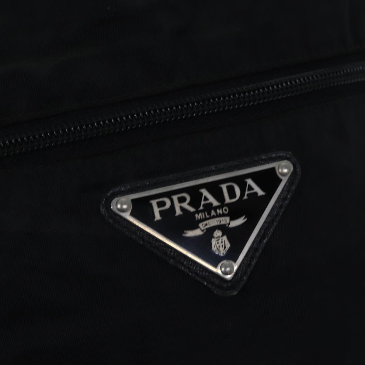 Prada Tessuto Black Synthetic Shoulder Bag (Pre-Owned) Size ONE SIZE - 18 Thumbnail