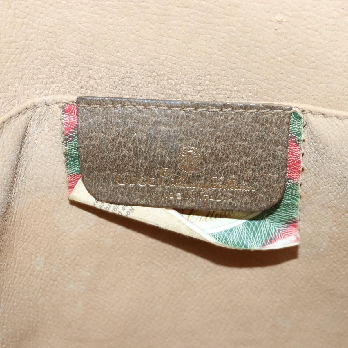 Gucci Sherry Beige Canvas Clutch Bag (Pre-Owned) Size ONE SIZE - 14 Thumbnail