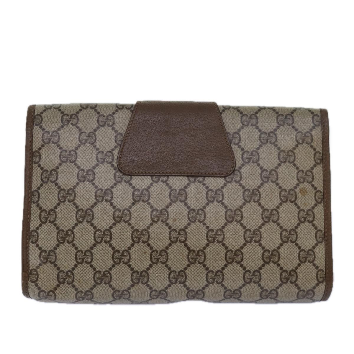 Gucci Sherry Beige Canvas Clutch Bag (Pre-Owned) Size ONE SIZE - 3 Thumbnail