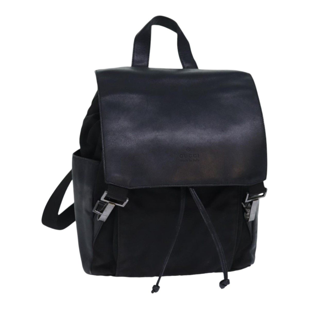 Gucci Black Synthetic Backpack Bag (Pre-Owned) Size ONE SIZE - 14 Thumbnail